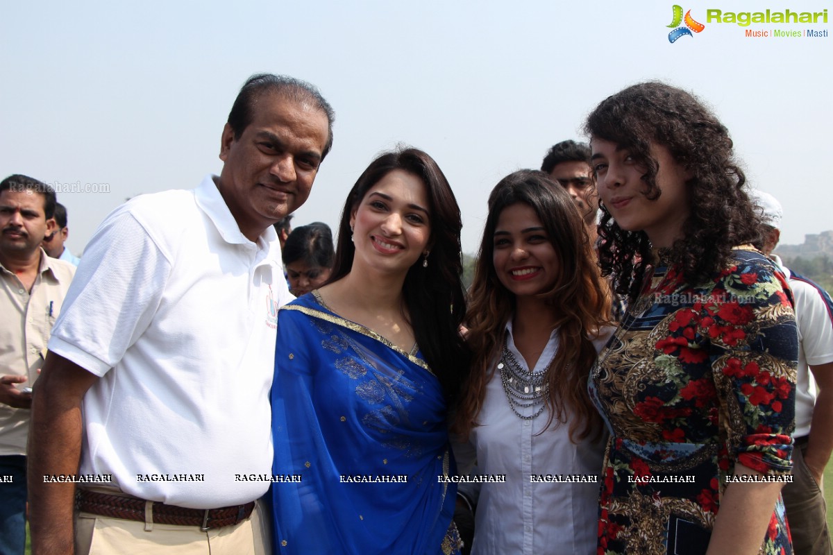 Tamannaah kick-starts Cancer Crusaders Invitation Cup 2016 by Cure Foundation, Hyderabad