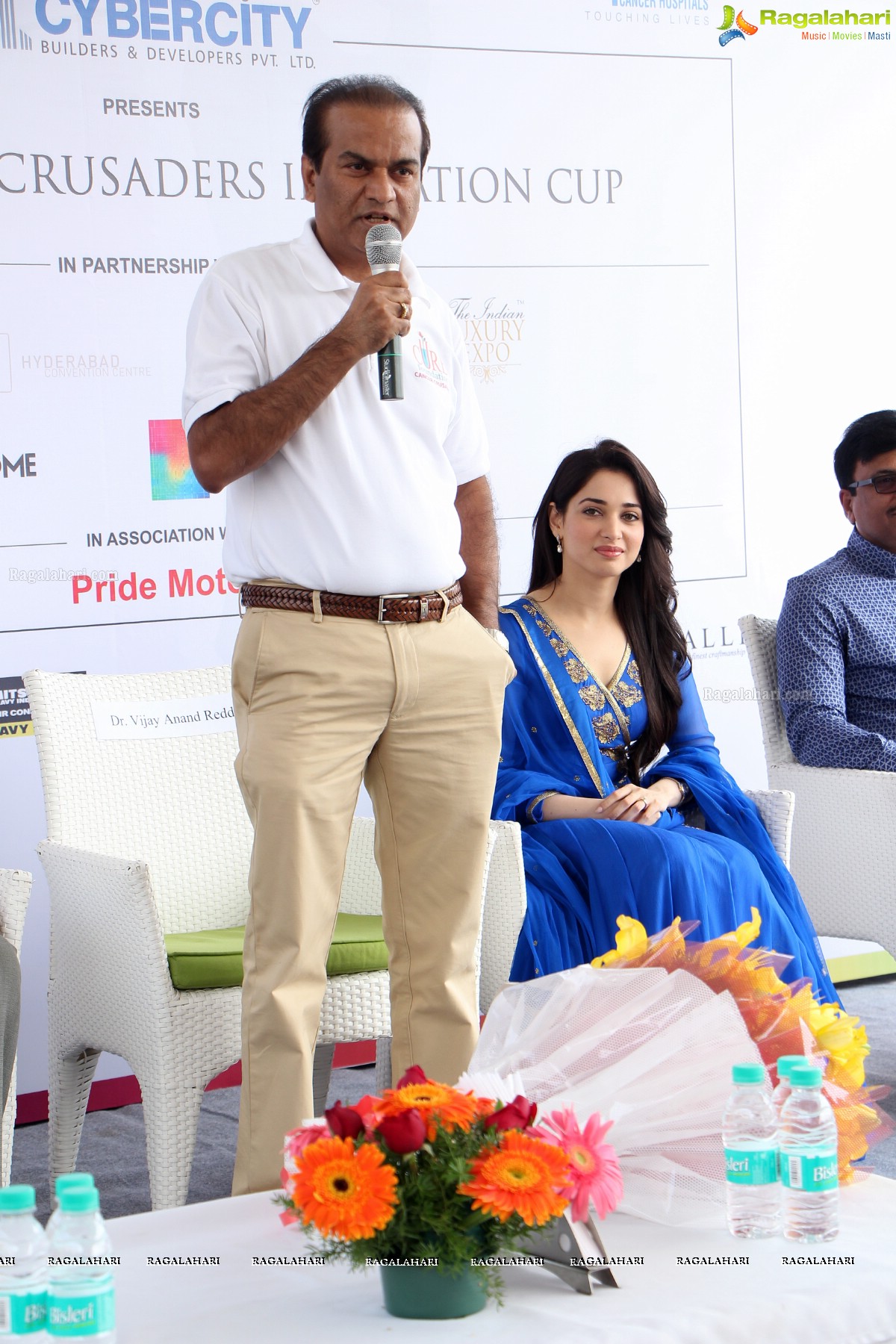 Tamannaah kick-starts Cancer Crusaders Invitation Cup 2016 by Cure Foundation, Hyderabad