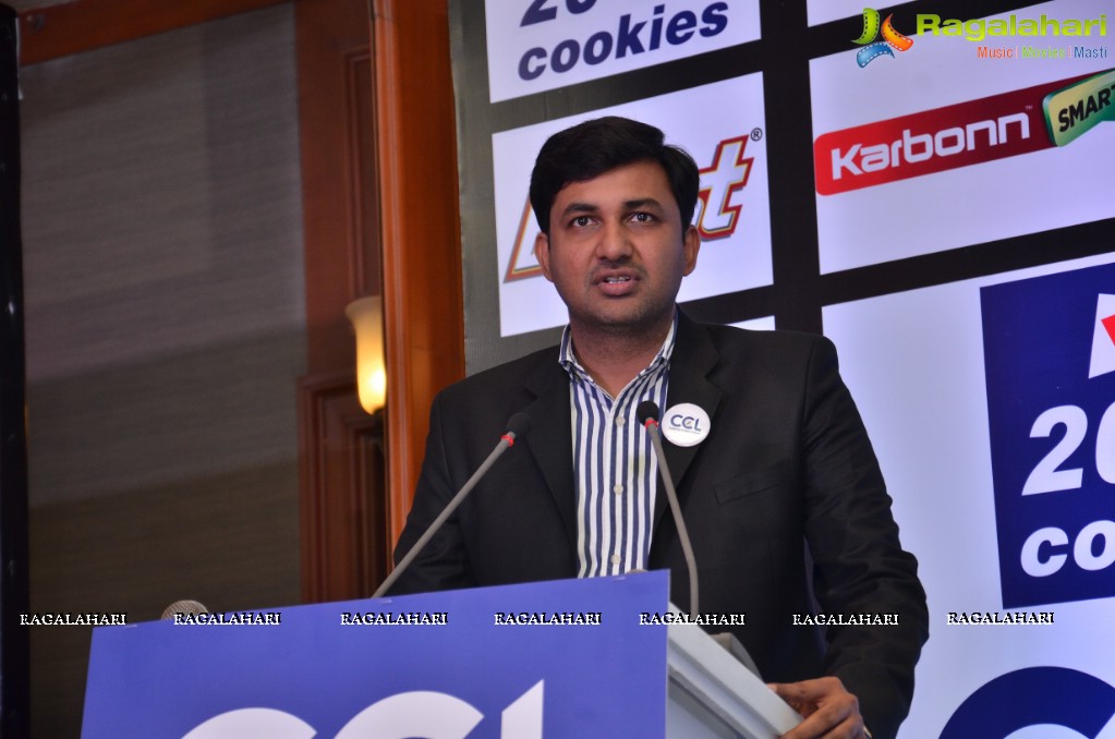 Celebrity Cricket League 6 Press Meet, Mumbai