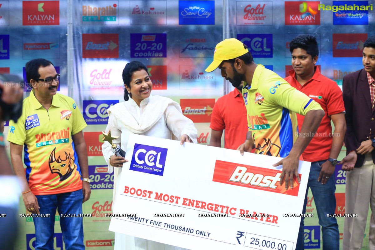 CCL 6 - Telugu Warriors Vs Chennai Rhinos