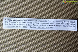 China Bistro Hyderabad