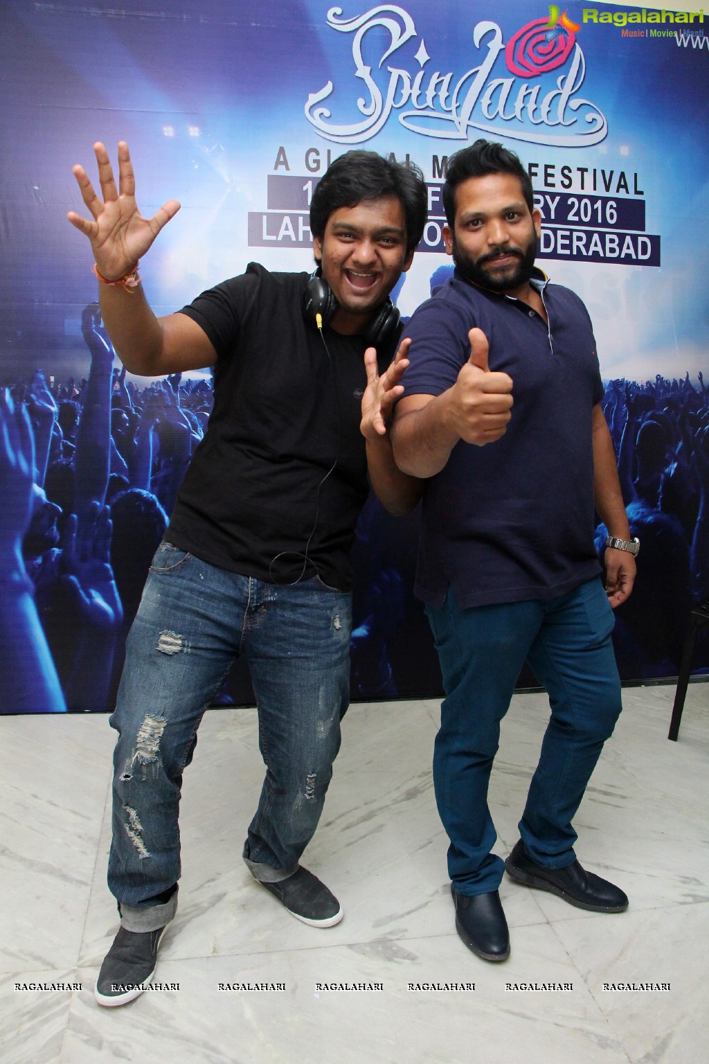 Spinland - A Global Music Festival Press Meet by DJ Prithvi Sai