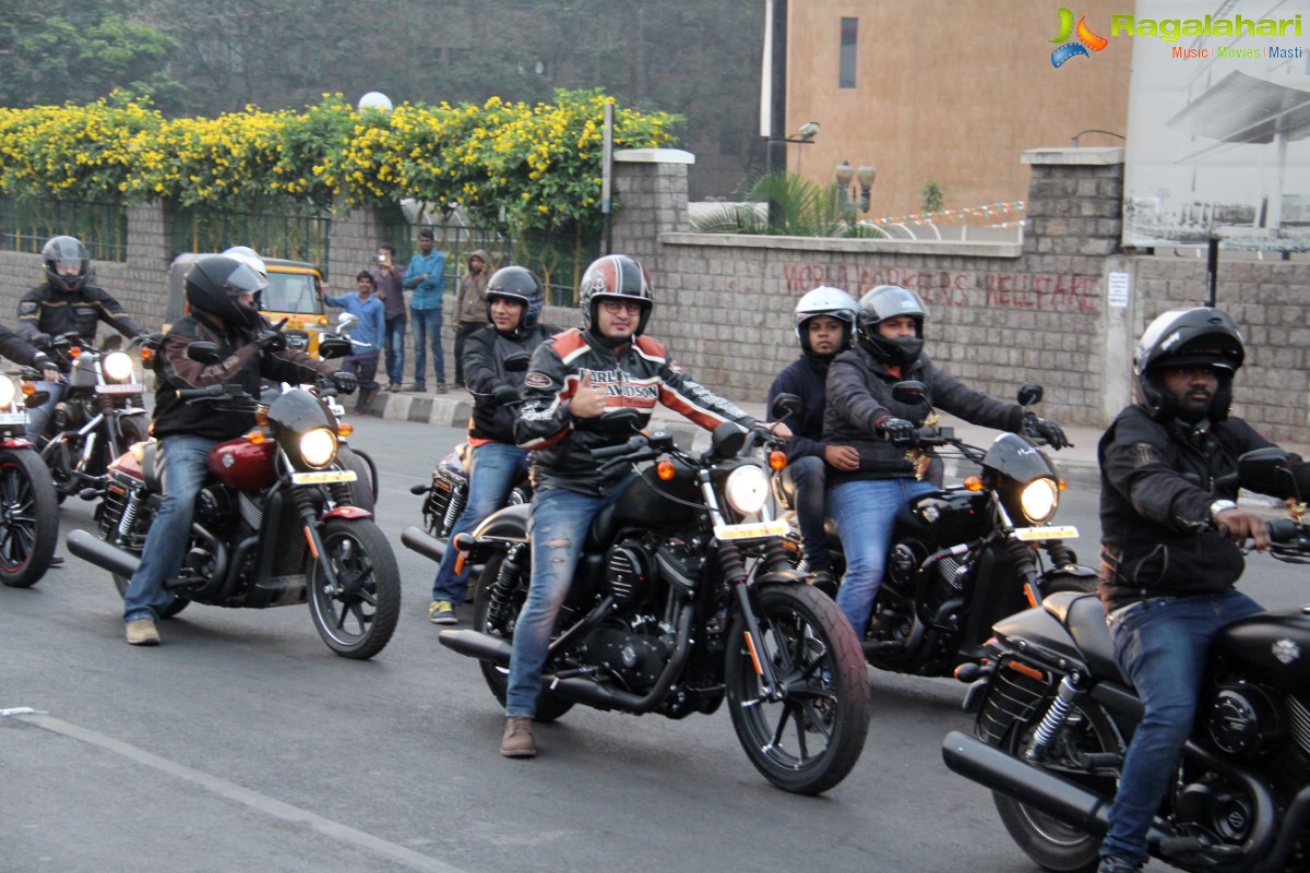 Banjara HOG Harley Riders Republic Day Parade, Hyderabad
