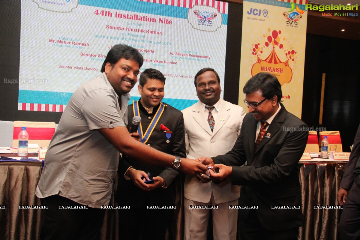 JCI Secunderabad 44th Installation Nite at Hotel Taj Vivanta, Hyderabad