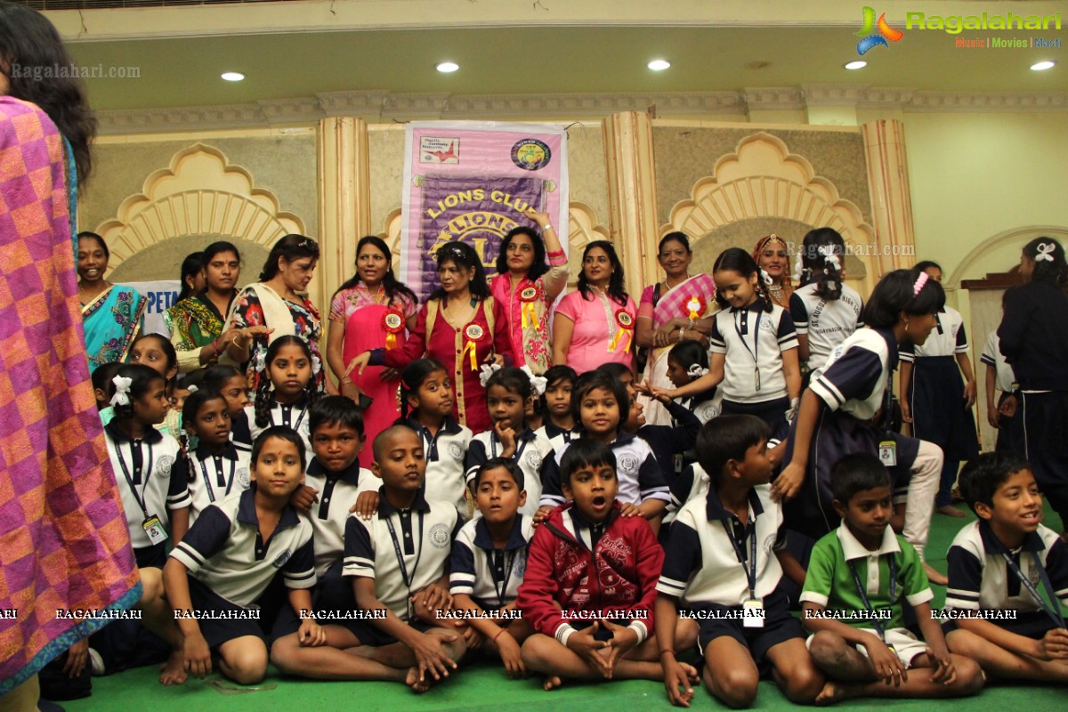 Lions Club of Hyderabad Petals 'Gift a Day Program' at Dhola-Ri-Dhani, Hyderabad