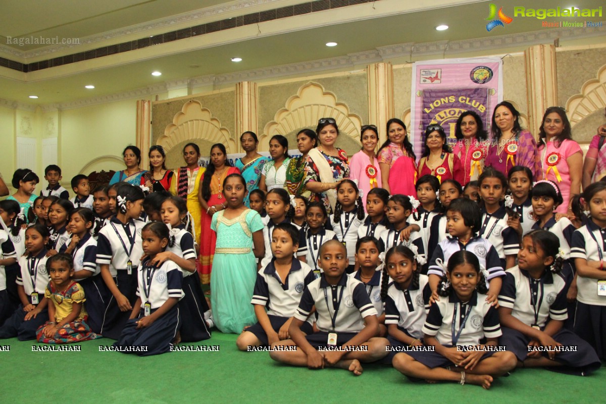 Lions Club of Hyderabad Petals 'Gift a Day Program' at Dhola-Ri-Dhani, Hyderabad