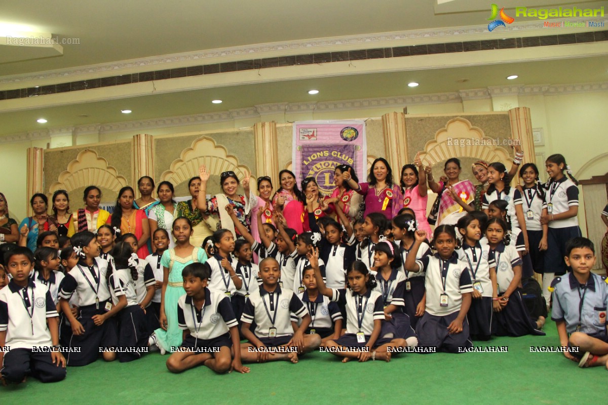 Lions Club of Hyderabad Petals 'Gift a Day Program' at Dhola-Ri-Dhani, Hyderabad