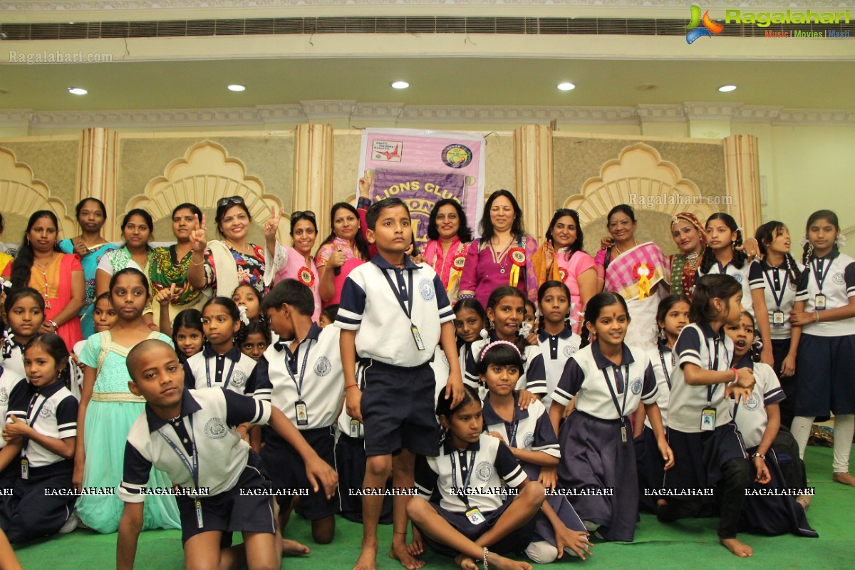 Lions Club of Hyderabad Petals 'Gift a Day Program' at Dhola-Ri-Dhani, Hyderabad