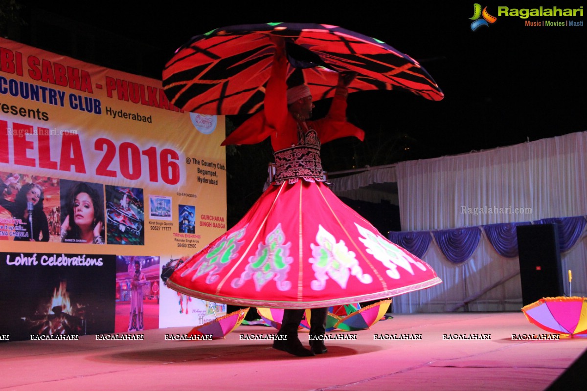 Lohri Celebrations 2016 by Punjabi Sabha Phulkari at Country Club, Hyderabad