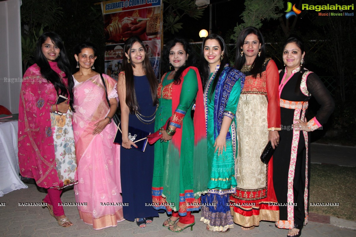 Lohri Celebrations 2016 by Punjabi Sabha Phulkari at Country Club, Hyderabad