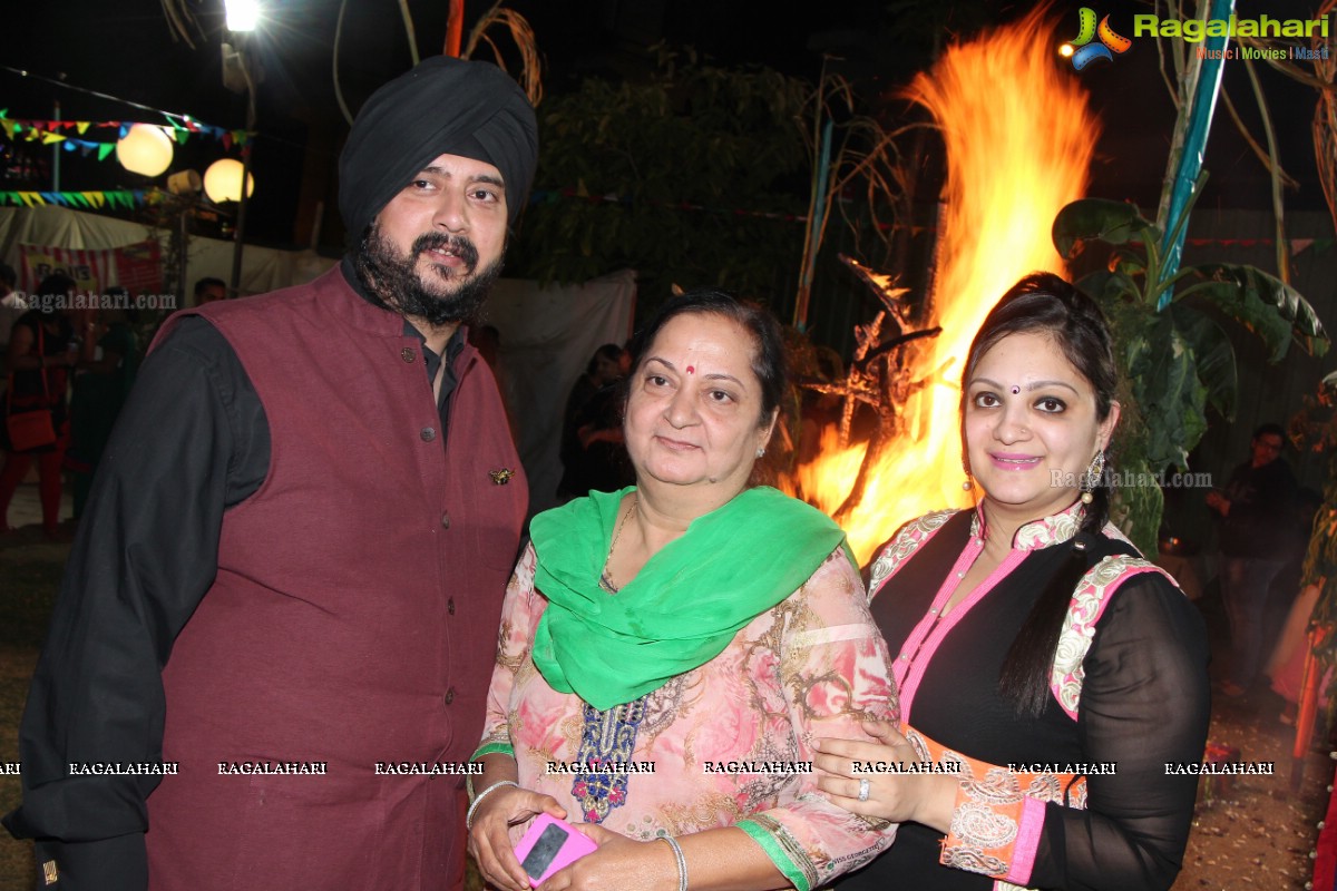 Lohri Celebrations 2016 by Punjabi Sabha Phulkari at Country Club, Hyderabad