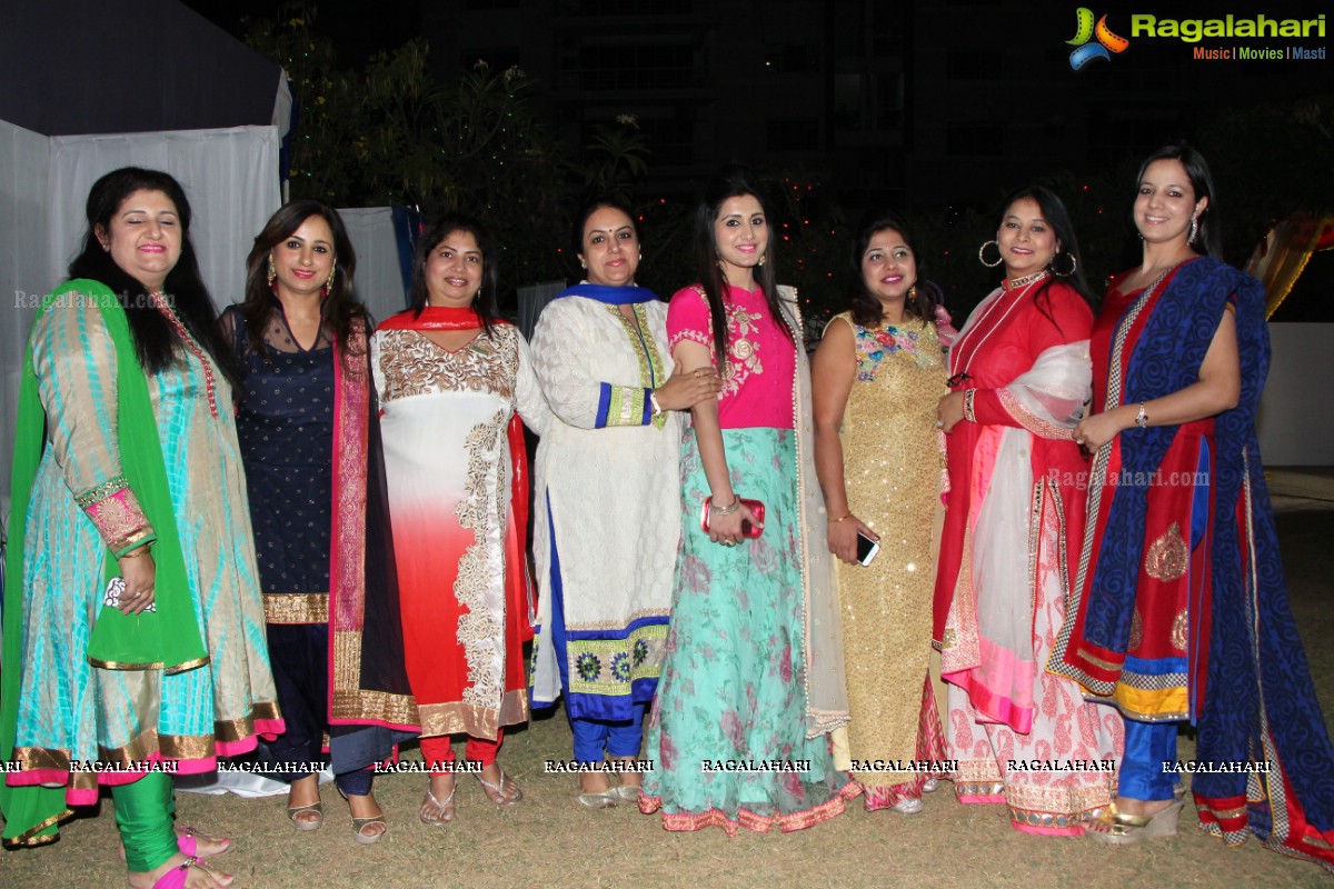 Lohri Celebrations 2016 by Punjabi Sabha Phulkari at Country Club, Hyderabad