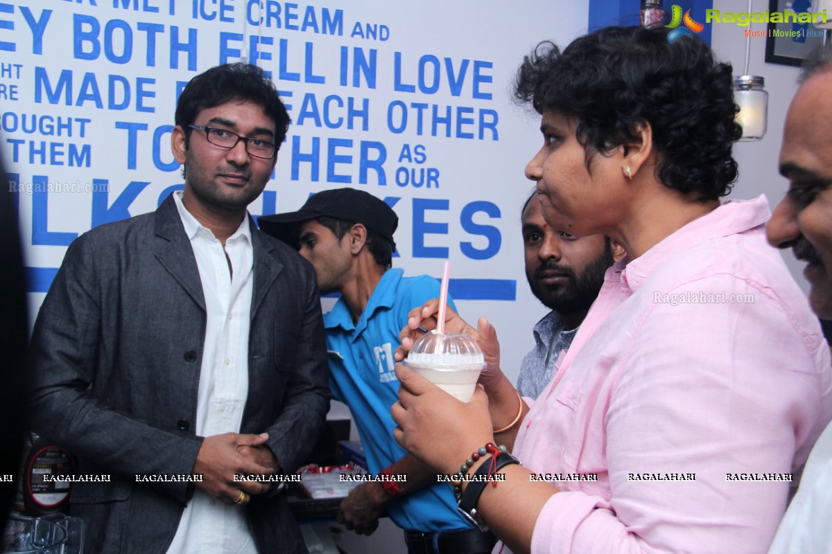 Nandini Reddy, Rahul Ravindran, Kalyani Koduru launches Makers of Milk Shakes at Himayatnagar, Hyderabad