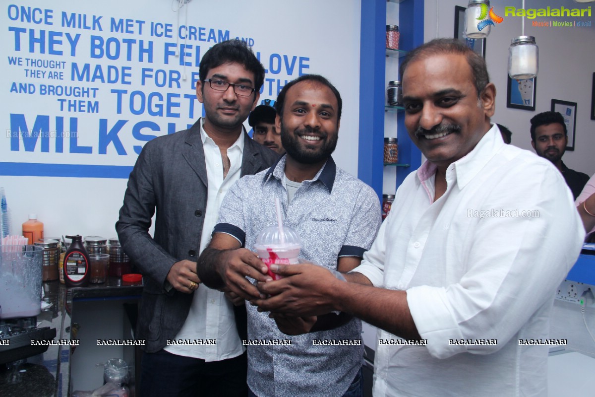 Nandini Reddy, Rahul Ravindran, Kalyani Koduru launches Makers of Milk Shakes at Himayatnagar, Hyderabad