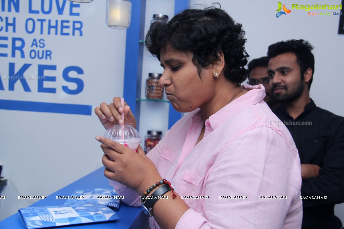 Nandini Reddy, Rahul Ravindran, Kalyani Koduru launches Makers of Milk Shakes at Himayatnagar, Hyderabad