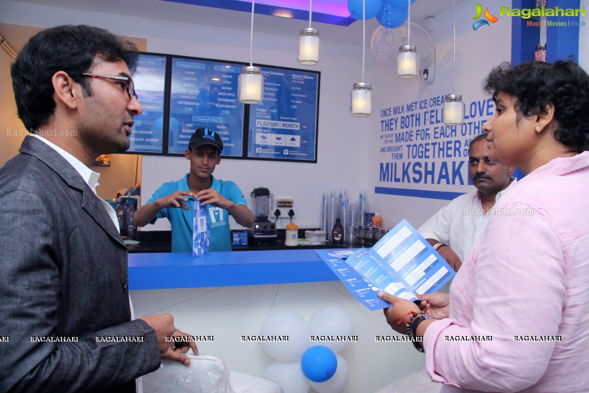 Nandini Reddy, Rahul Ravindran, Kalyani Koduru launches Makers of Milk Shakes at Himayatnagar, Hyderabad