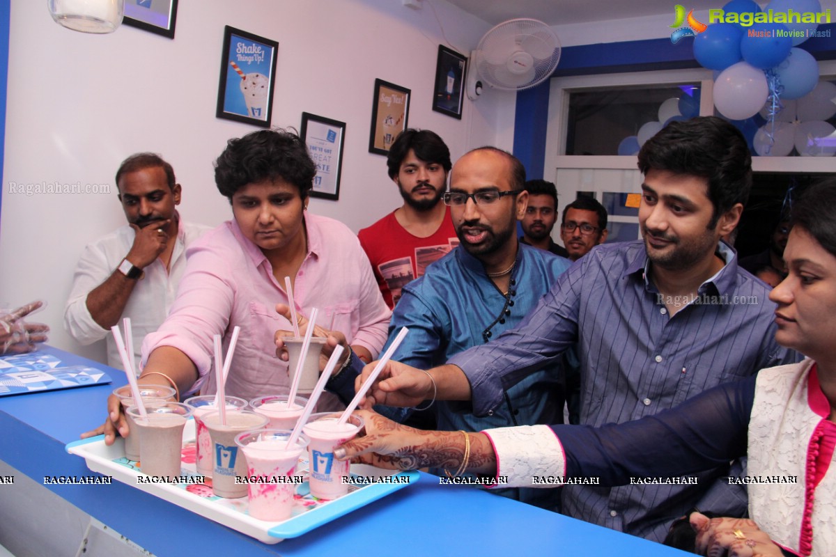 Nandini Reddy, Rahul Ravindran, Kalyani Koduru launches Makers of Milk Shakes at Himayatnagar, Hyderabad