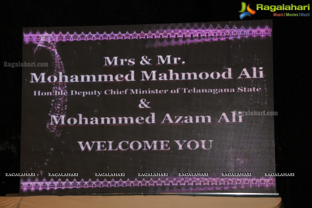 Wedding Reception of Grand Daughter of Mohammad Mahmood Ali (Deputy CM of Telangana) at Imperial Gardens, Hyderabad