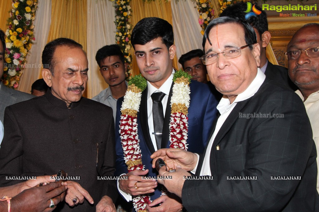 Wedding Reception of Grand Daughter of Mohammad Mahmood Ali (Deputy CM of Telangana) at Imperial Gardens, Hyderabad