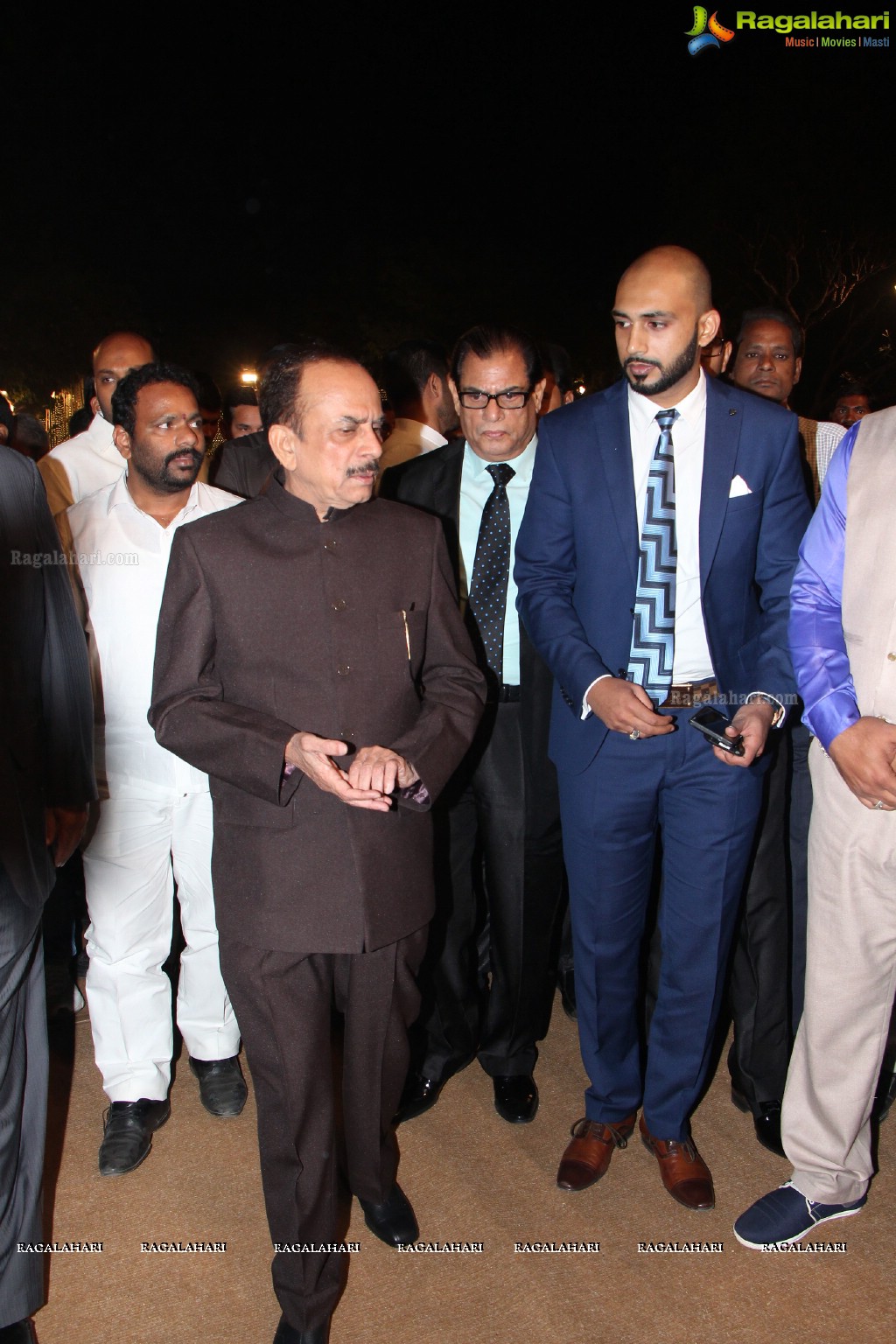 Wedding Reception of Grand Daughter of Mohammad Mahmood Ali (Deputy CM of Telangana) at Imperial Gardens, Hyderabad