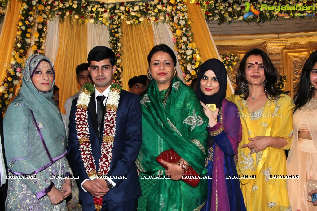 Wedding Reception of Grand Daughter of Mohammad Mahmood Ali (Deputy CM of Telangana) at Imperial Gardens, Hyderabad