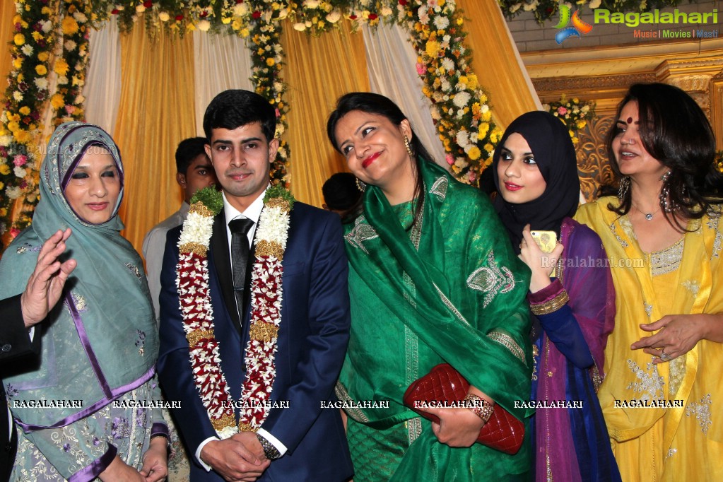 Wedding Reception of Grand Daughter of Mohammad Mahmood Ali (Deputy CM of Telangana) at Imperial Gardens, Hyderabad