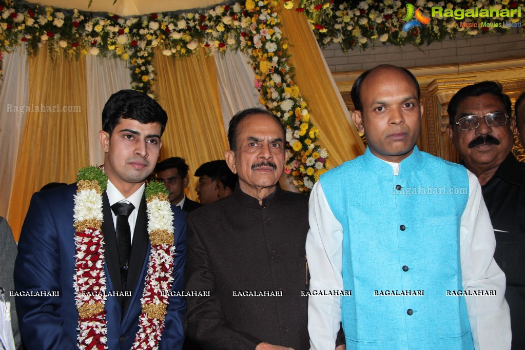 Wedding Reception of Grand Daughter of Mohammad Mahmood Ali (Deputy CM of Telangana) at Imperial Gardens, Hyderabad