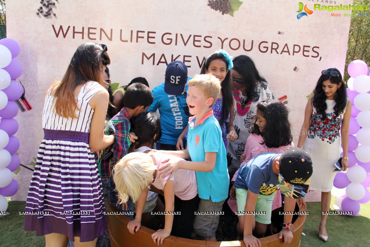 Grape Stomping at The Square, Novotel Hyderabad