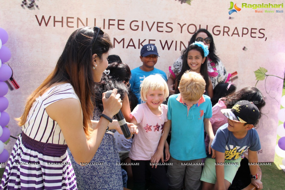 Grape Stomping at The Square, Novotel Hyderabad