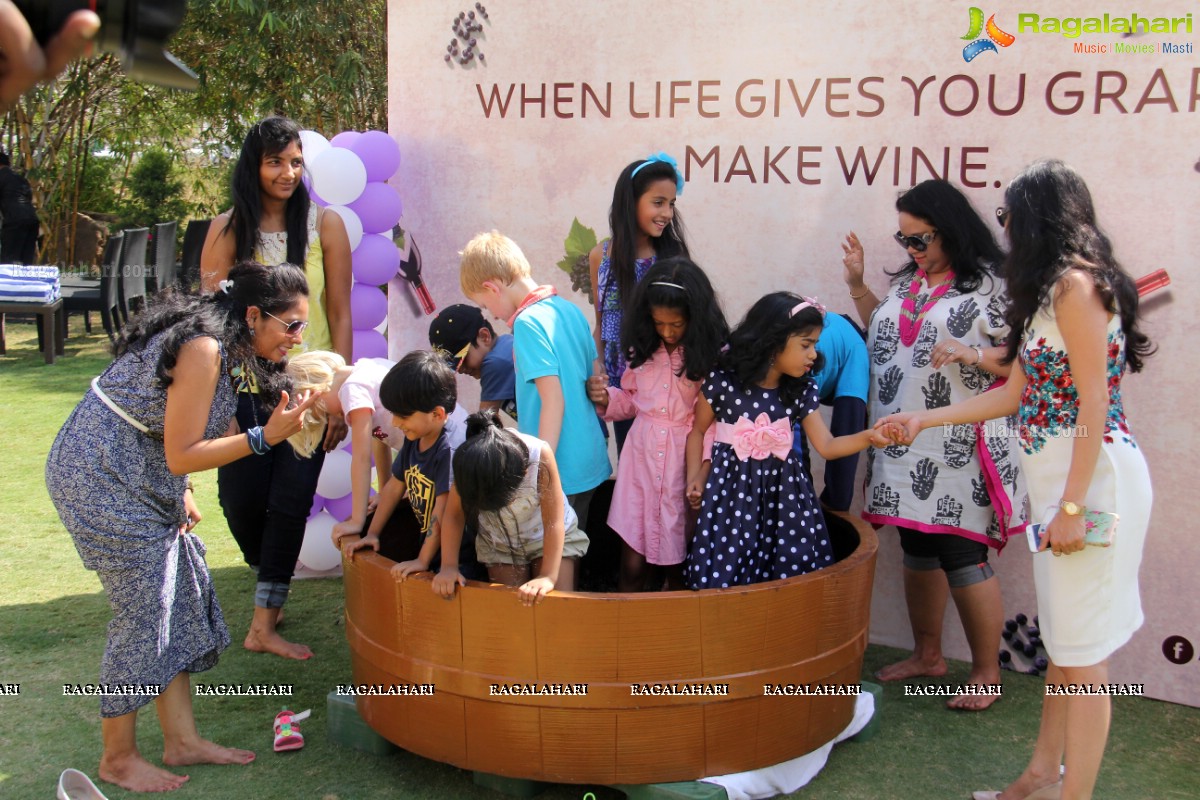 Grape Stomping at The Square, Novotel Hyderabad