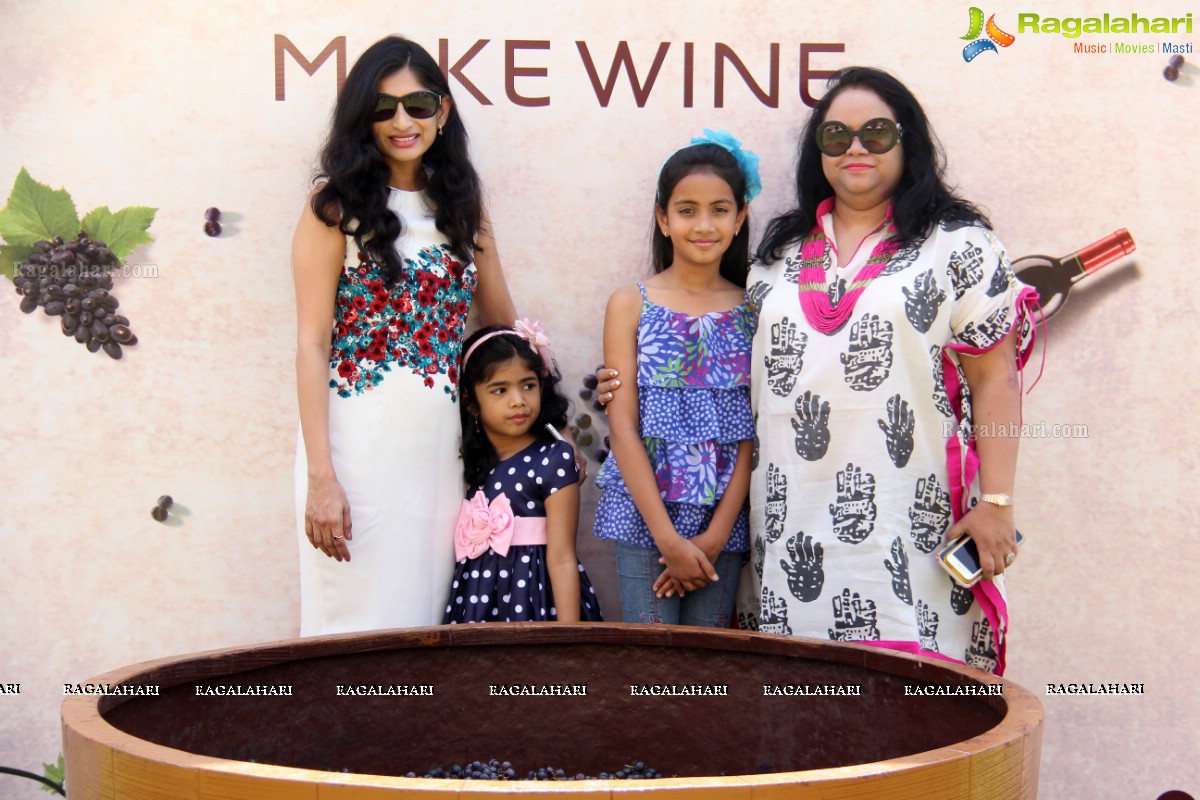Grape Stomping at The Square, Novotel Hyderabad