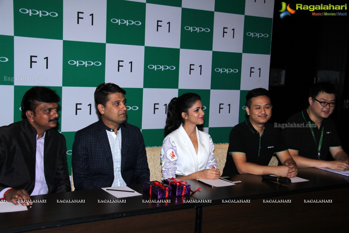 Lavanya Tripathi launches Oppo Mobile at Park Hyatt, Hyderabad