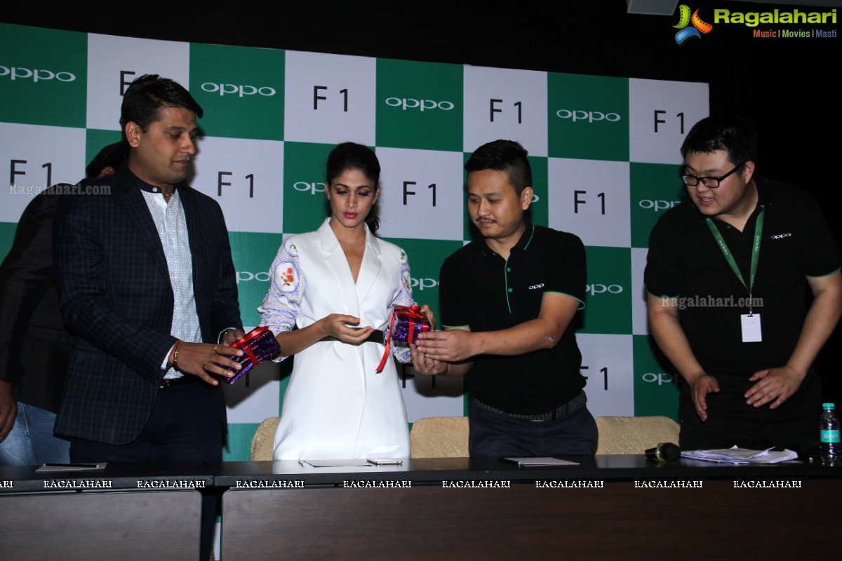 Lavanya Tripathi launches Oppo Mobile at Park Hyatt, Hyderabad