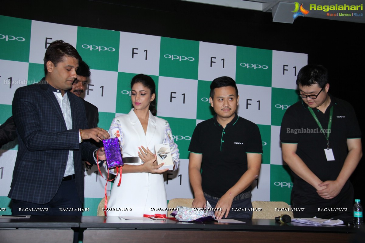 Lavanya Tripathi launches Oppo Mobile at Park Hyatt, Hyderabad