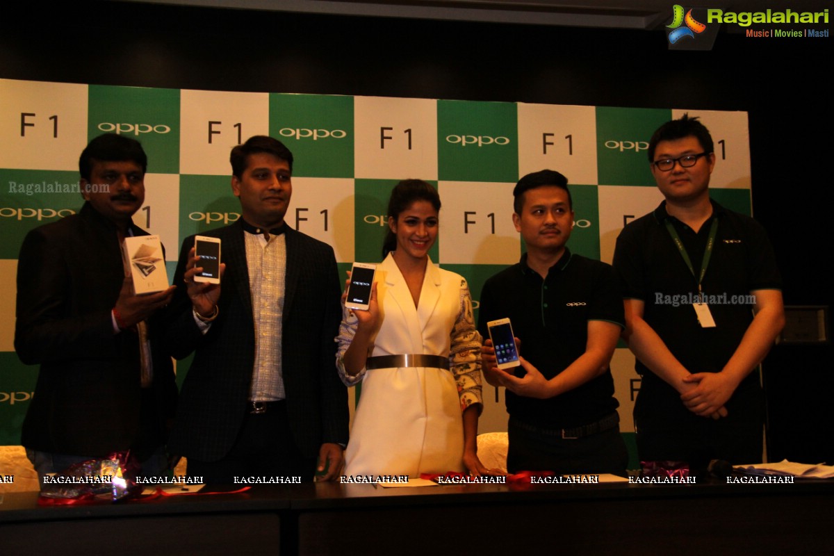 Lavanya Tripathi launches Oppo Mobile at Park Hyatt, Hyderabad