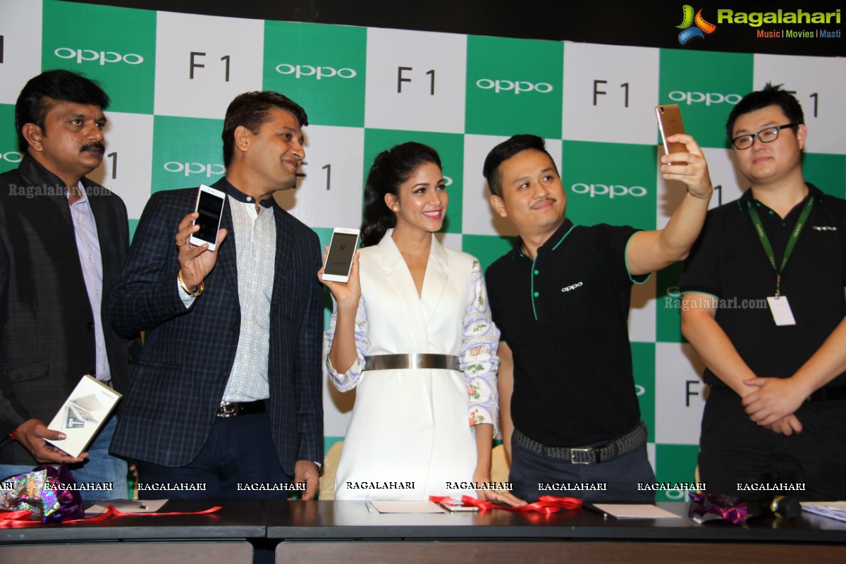 Lavanya Tripathi launches Oppo Mobile at Park Hyatt, Hyderabad