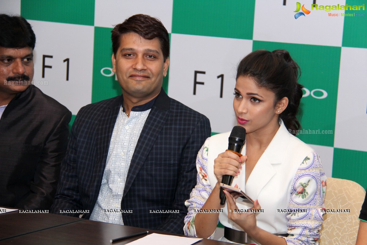 Lavanya Tripathi launches Oppo Mobile at Park Hyatt, Hyderabad