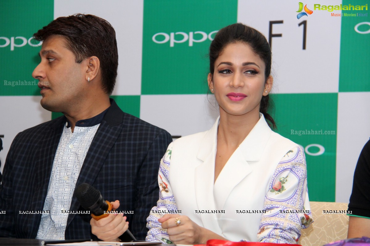 Lavanya Tripathi launches Oppo Mobile at Park Hyatt, Hyderabad