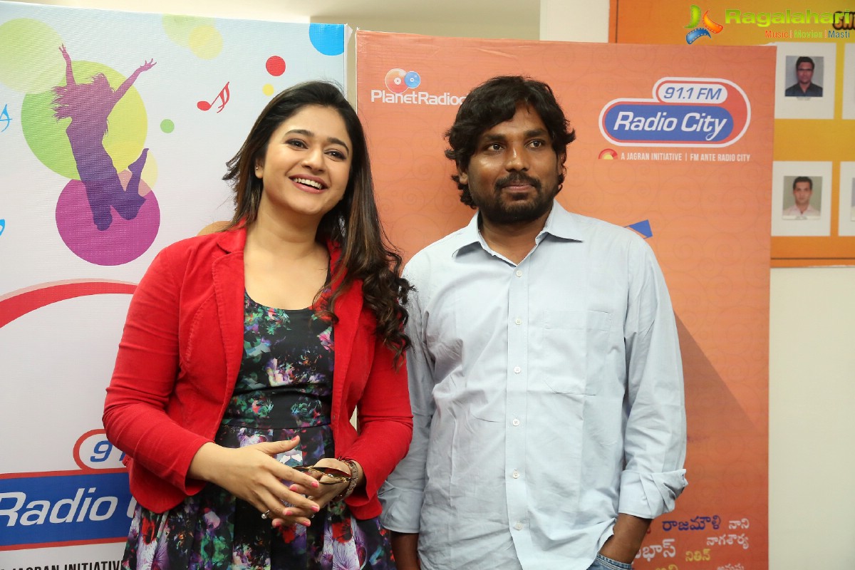Poonam Bajwa at 91.1 FM Radio City, Hyderabad