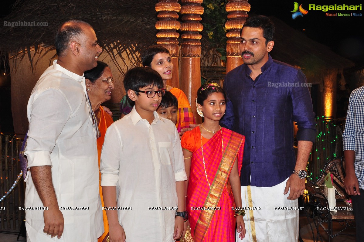 PVP Daughter Pearl V Potluri's Half Saree Function, Hyderabad