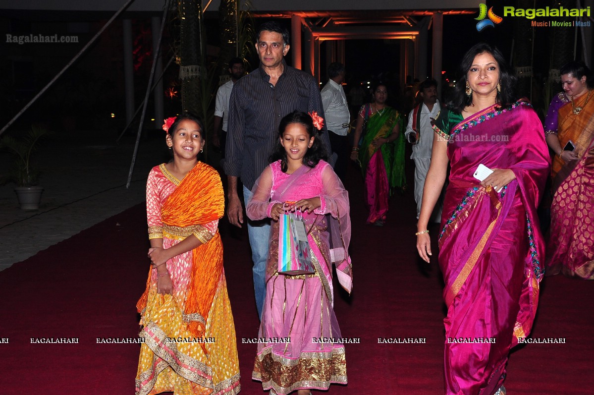 PVP Daughter Pearl V Potluri's Half Saree Function, Hyderabad