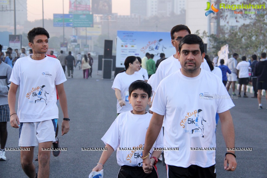 Startup 5K Run at Raahgiri Day - January 31, 2016