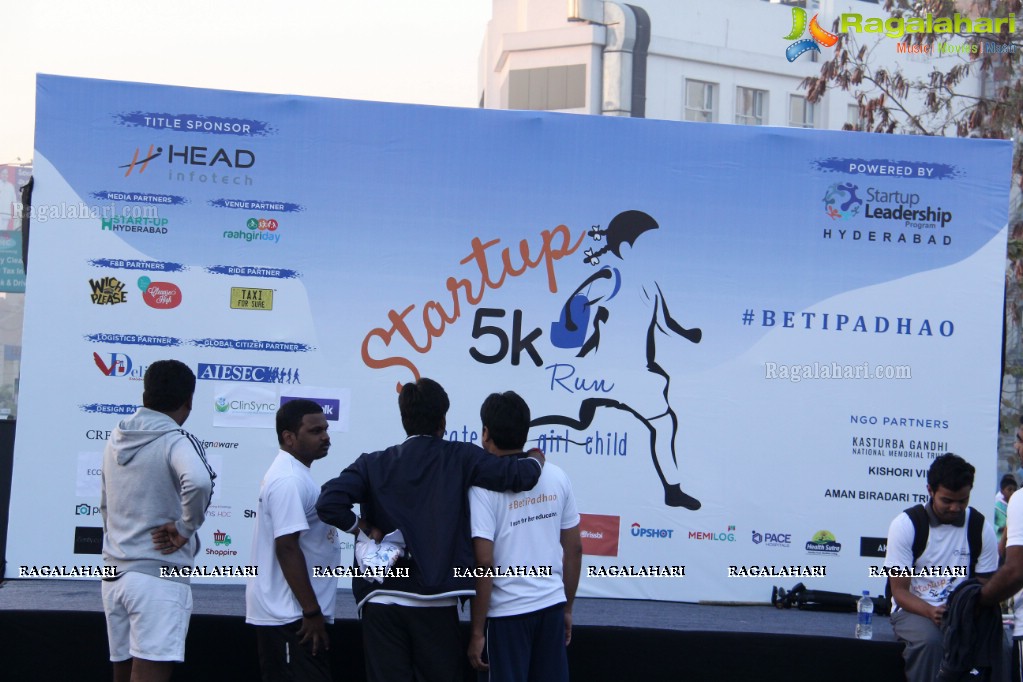 Startup 5K Run at Raahgiri Day - January 31, 2016