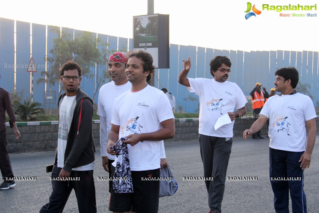 Startup 5K Run at Raahgiri Day - January 31, 2016