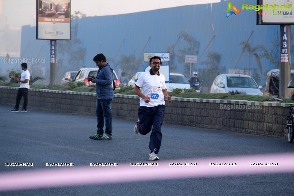 Startup 5K Run at Raahgiri Day - January 31, 2016