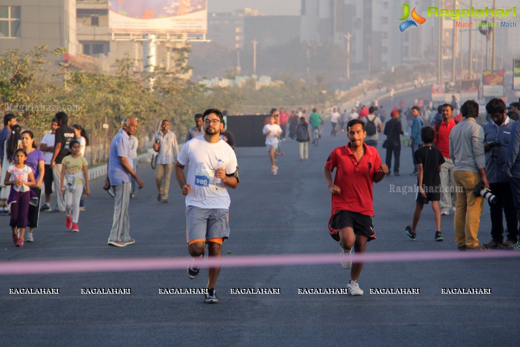 Startup 5K Run at Raahgiri Day - January 31, 2016