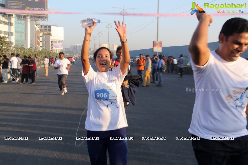 Startup 5K Run at Raahgiri Day - January 31, 2016