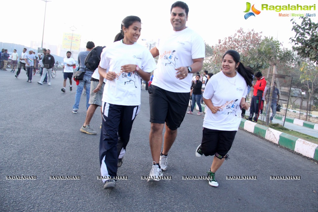 Startup 5K Run at Raahgiri Day - January 31, 2016