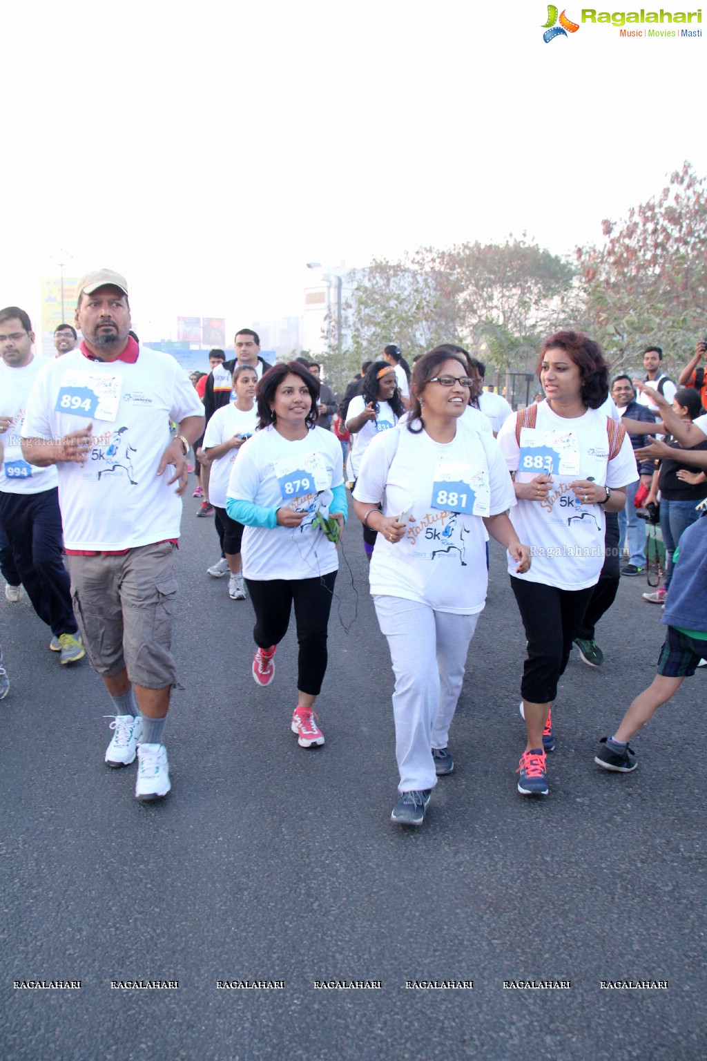 Startup 5K Run at Raahgiri Day - January 31, 2016