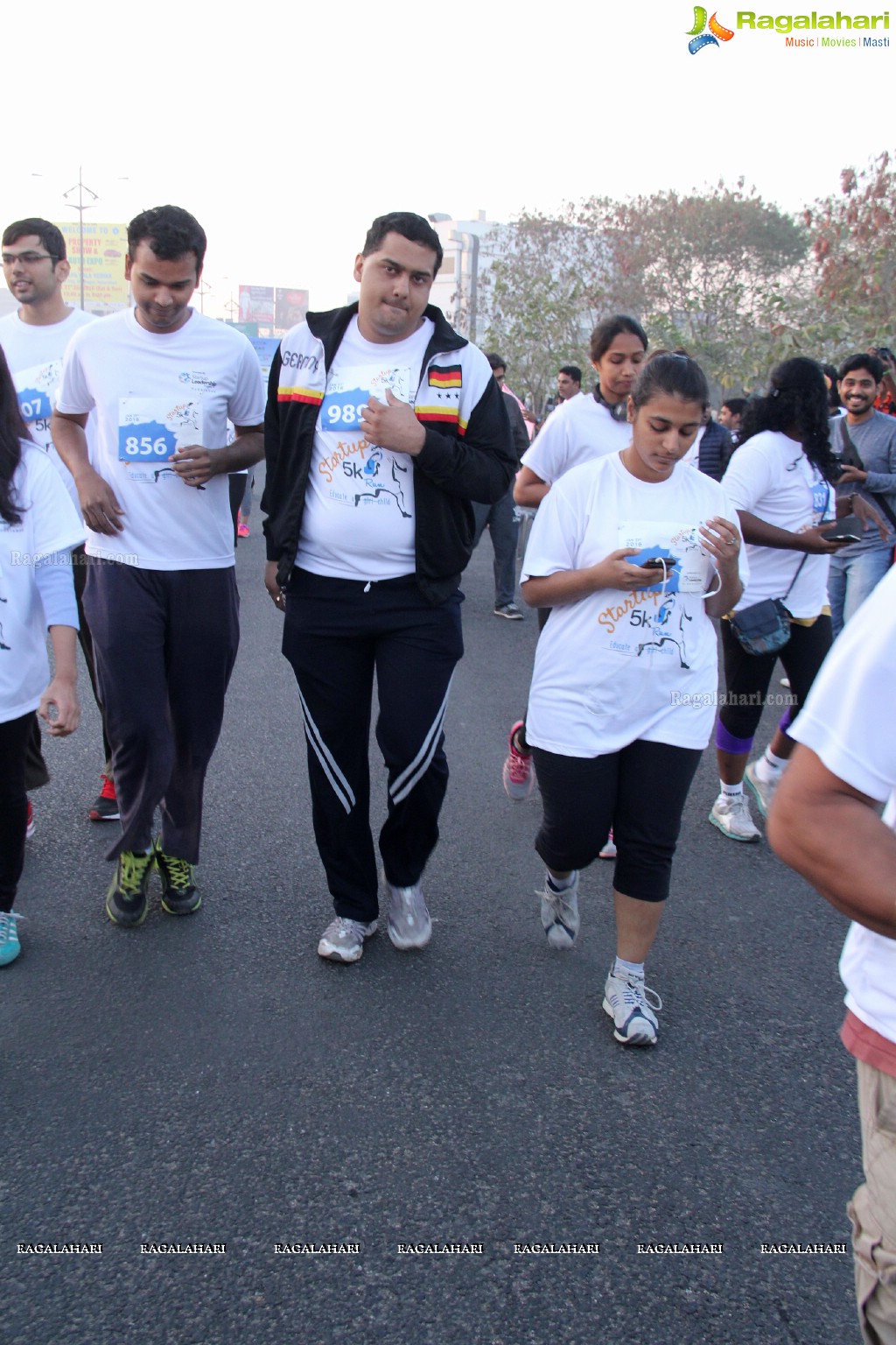 Startup 5K Run at Raahgiri Day - January 31, 2016